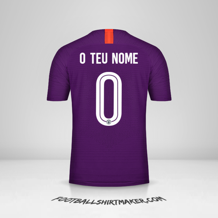 Camisola Manchester City Cup 2018/19 III -  o teu nome - 0