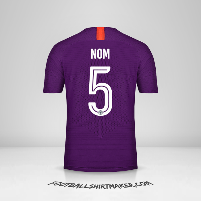 Maillot Manchester City Cup 2018/19 Troisième -  nom - 5