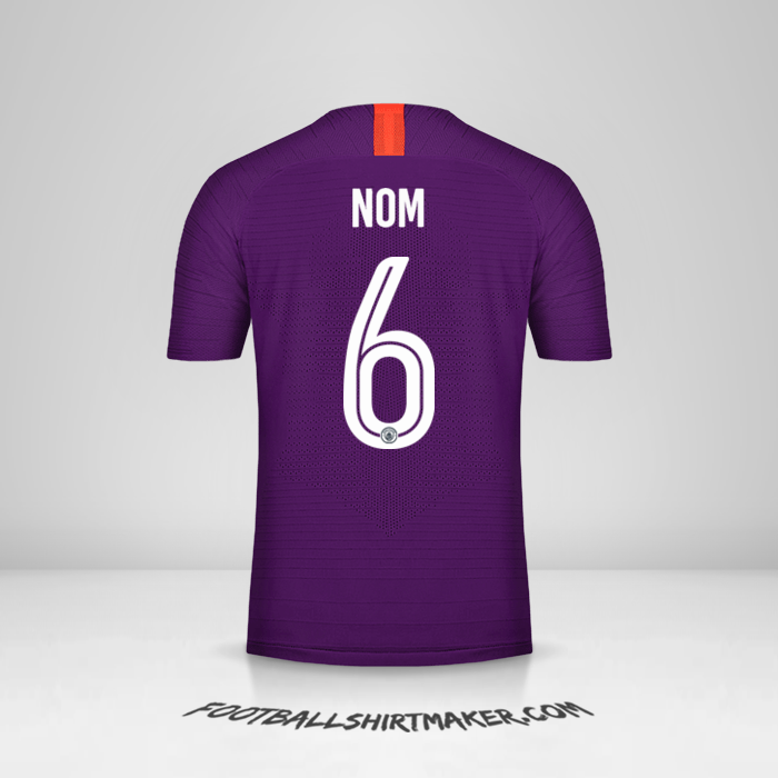 Maillot Manchester City Cup 2018/19 Troisième -  nom - 6