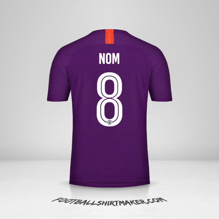 Maillot Manchester City Cup 2018/19 Troisième -  nom - 8