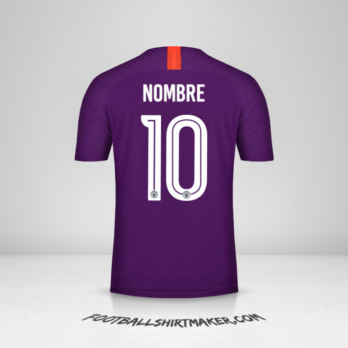 Camiseta Manchester City Cup 2018/19 Tercera -  nombre - 10