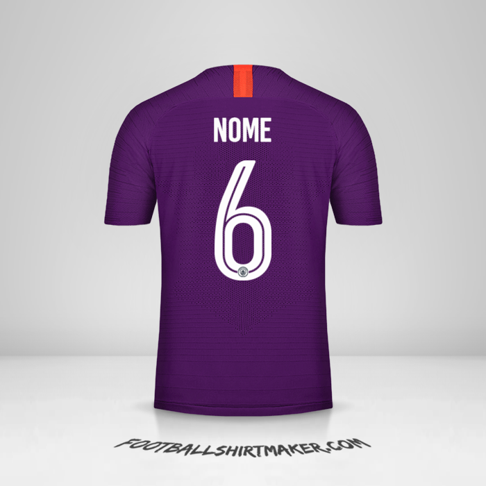 Maglia Manchester City Cup 2018/19 Terza -  nome - 6