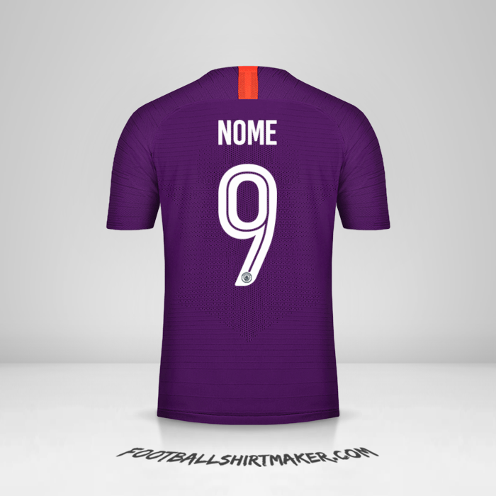 Maglia Manchester City Cup 2018/19 Terza -  nome - 9