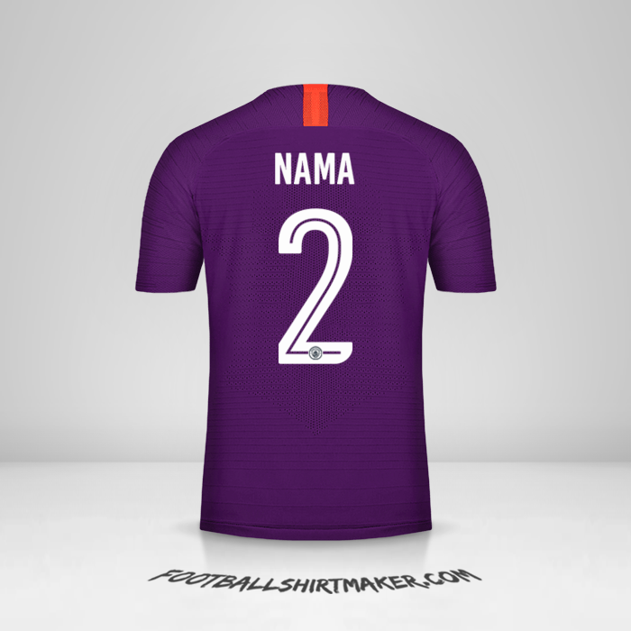 Jersey Manchester City Cup 2018/19 Ketiga -  nama - 2