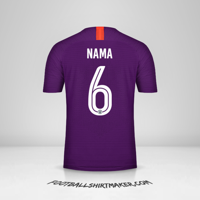 Jersey Manchester City Cup 2018/19 Ketiga -  nama - 6