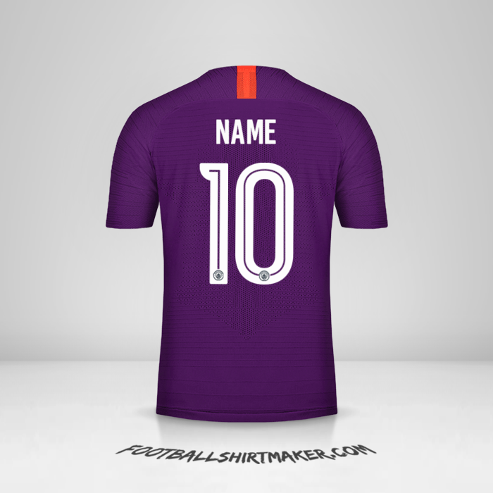 Shirt Manchester City Cup 2018/19 Third -  name - 10