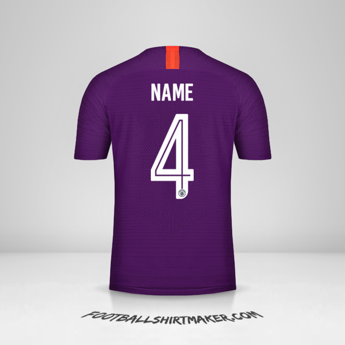 Shirt Manchester City Cup 2018/19 Third -  name - 4