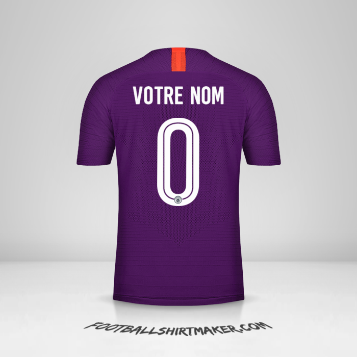 Maillot Manchester City Cup 2018/19 III -  votre nom - 0