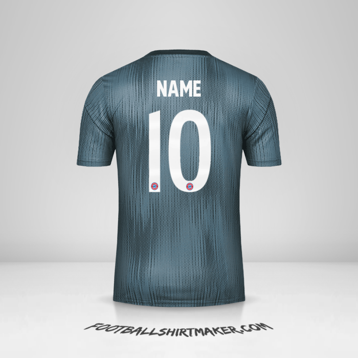 Shirt FC Bayern Munchen Cup 2018/19 Third -  name - 10