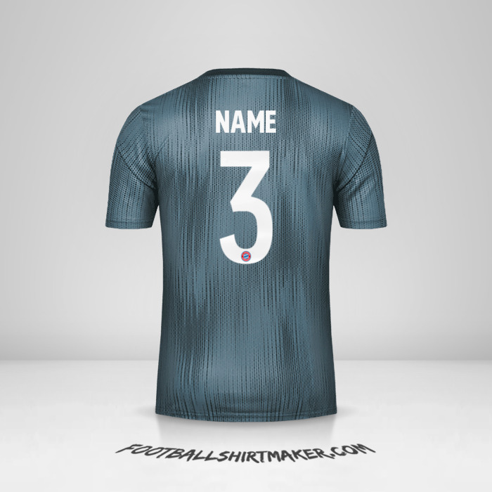 Shirt FC Bayern Munchen Cup 2018/19 Third -  name - 3