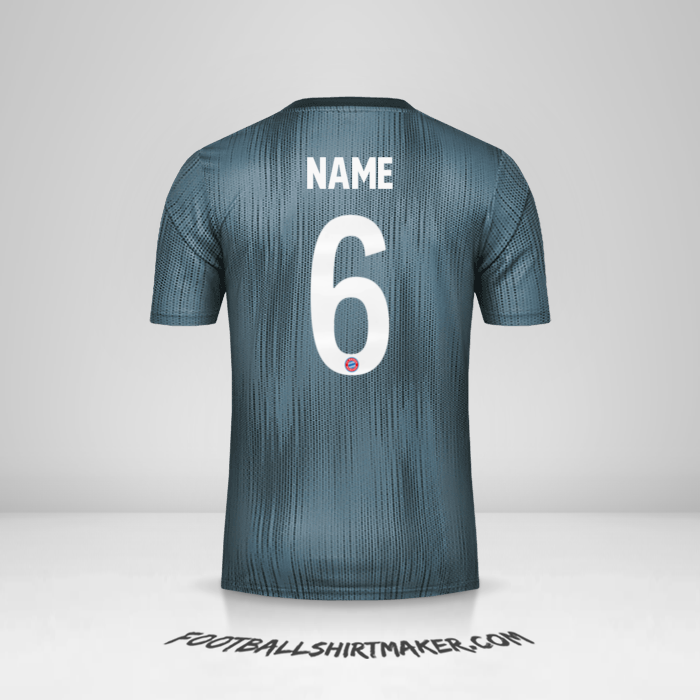 Shirt FC Bayern Munchen Cup 2018/19 Third -  name - 6