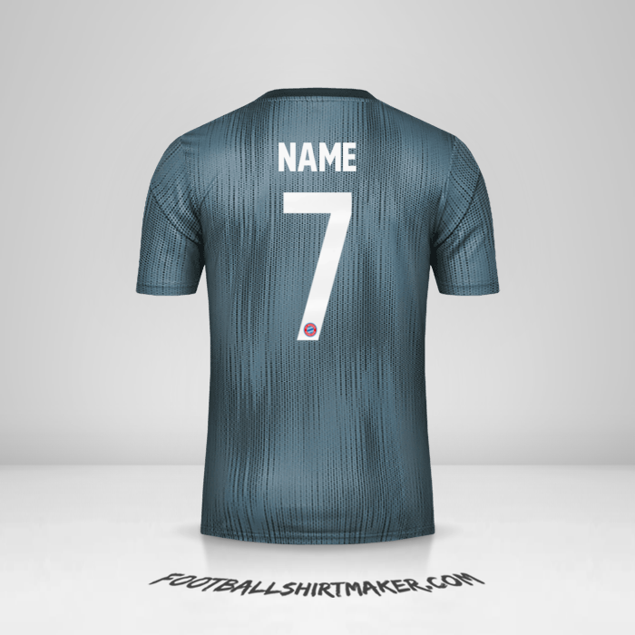 Shirt FC Bayern Munchen Cup 2018/19 Third -  name - 7