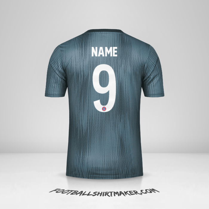 Jersey FC Bayern Munchen Cup 2018/19 Third -  name - 9