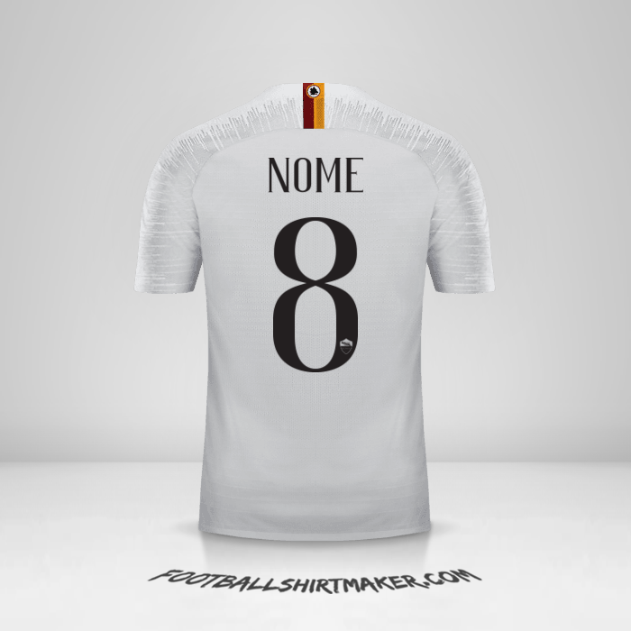 Maglia AS Roma 2018/19 Seconda -  nome - 8