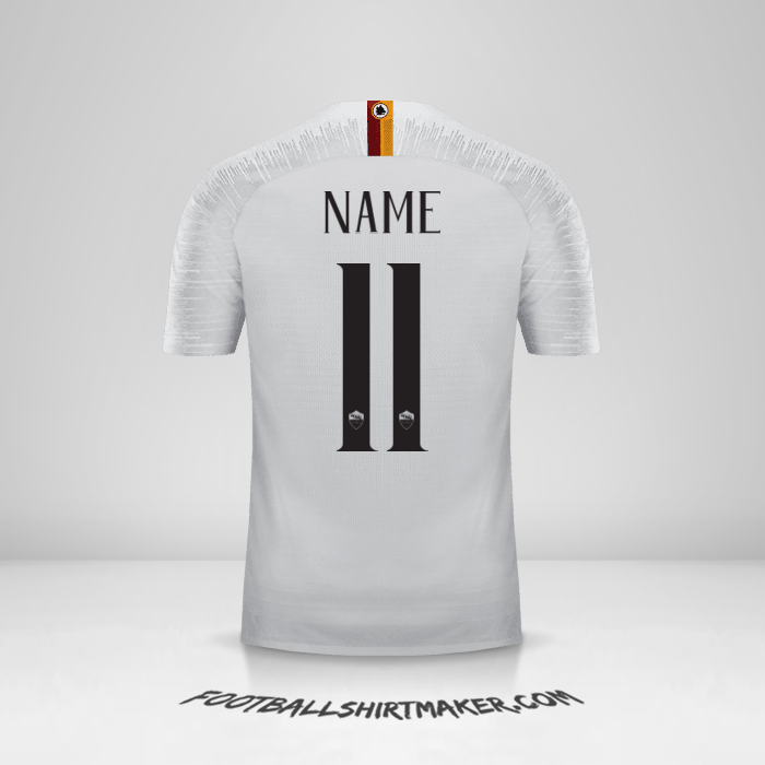 Jersey AS Roma 2018/19 Away -  name - 11