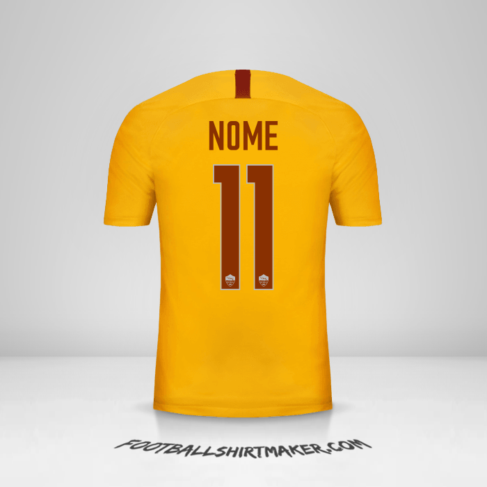 Maglia AS Roma 2018/19 Terza -  nome - 11