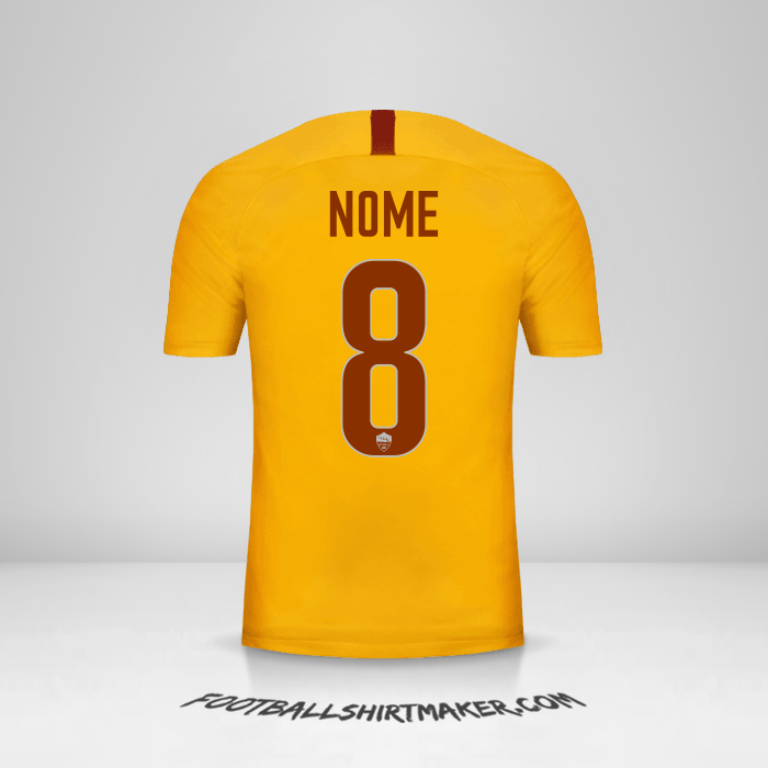 Maglia AS Roma 2018/19 Terza -  nome - 8