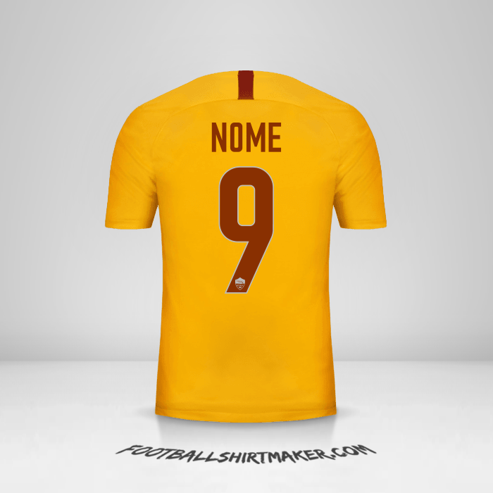Maglia AS Roma 2018/19 Terza -  nome - 9