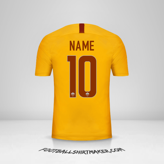 Shirt AS Roma 2018/19 Third -  name - 10