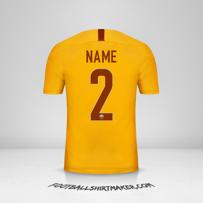 Shirt AS Roma 2018/19 Third -  name - 2