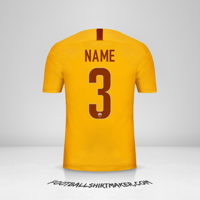 Shirt AS Roma 2018/19 Third -  name - 3