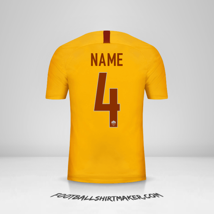 Shirt AS Roma 2018/19 Third -  name - 4