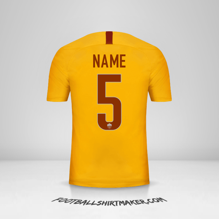 Shirt AS Roma 2018/19 Third -  name - 5