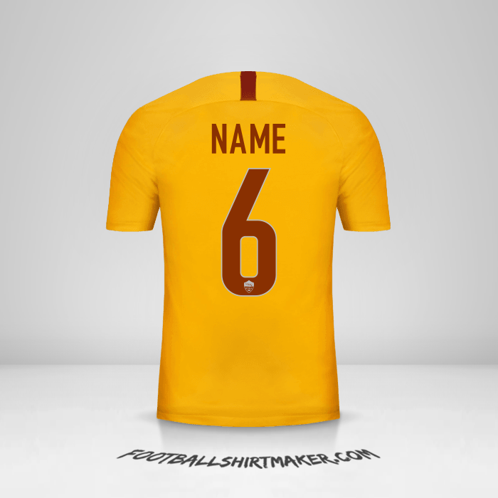 Shirt AS Roma 2018/19 Third -  name - 6