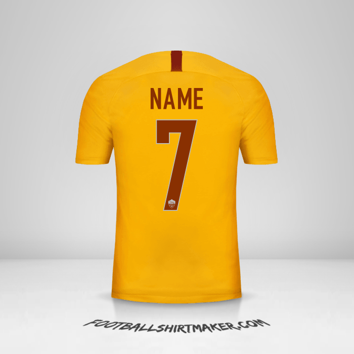 Shirt AS Roma 2018/19 Third -  name - 7