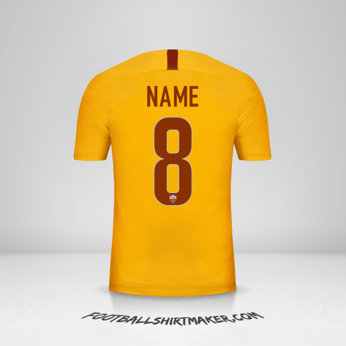 Shirt AS Roma 2018/19 Third -  name - 8