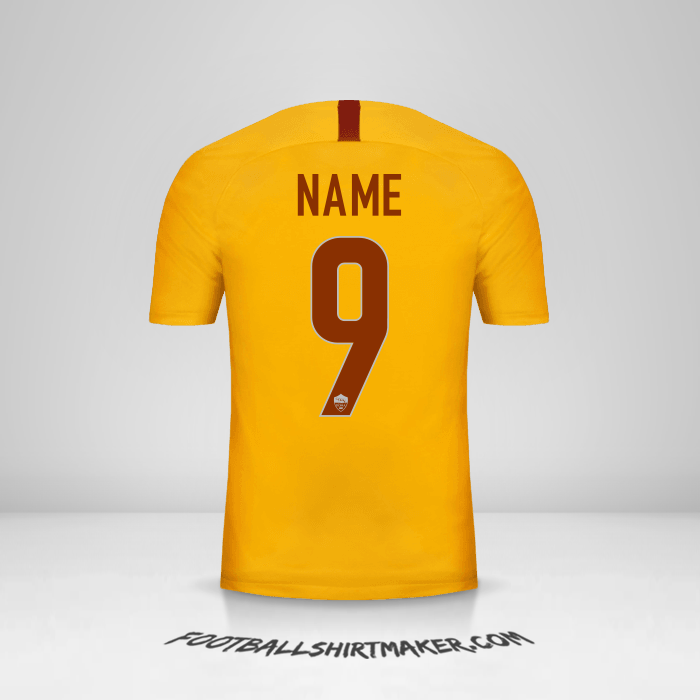 Jersey AS Roma 2018/19 Third -  name - 9