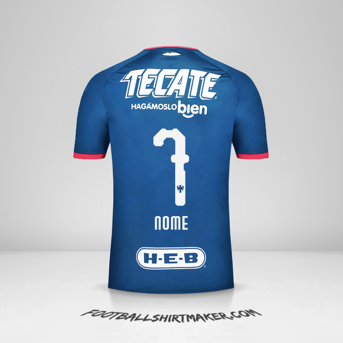 Camisola Monterrey 2018/19 Alternativa -  nome - 7
