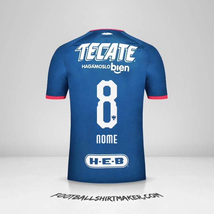 Camisola Monterrey 2018/19 Alternativa -  nome - 8