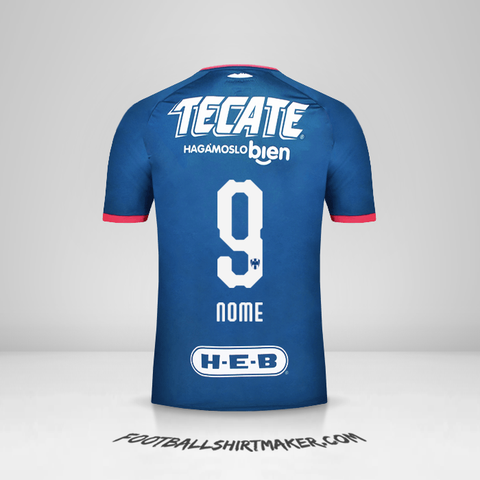 Maglia Monterrey 2018/19 Seconda -  nome - 9