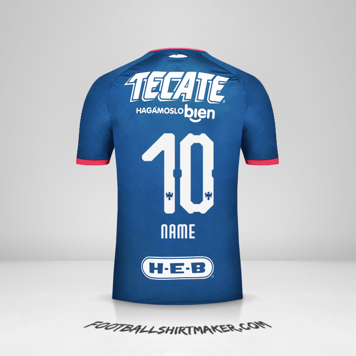 Jersey Monterrey 2018/19 Away -  name - 10