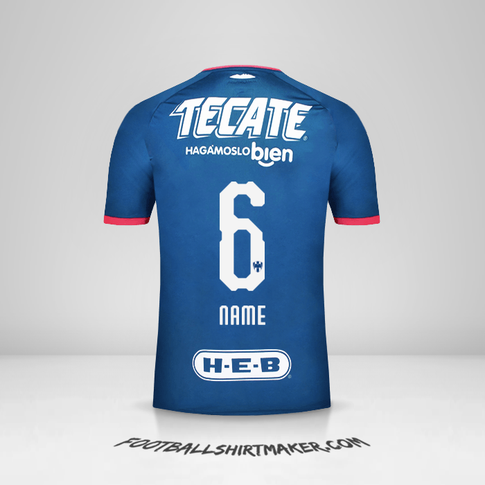 Shirt Monterrey 2018/19 Away -  name - 6