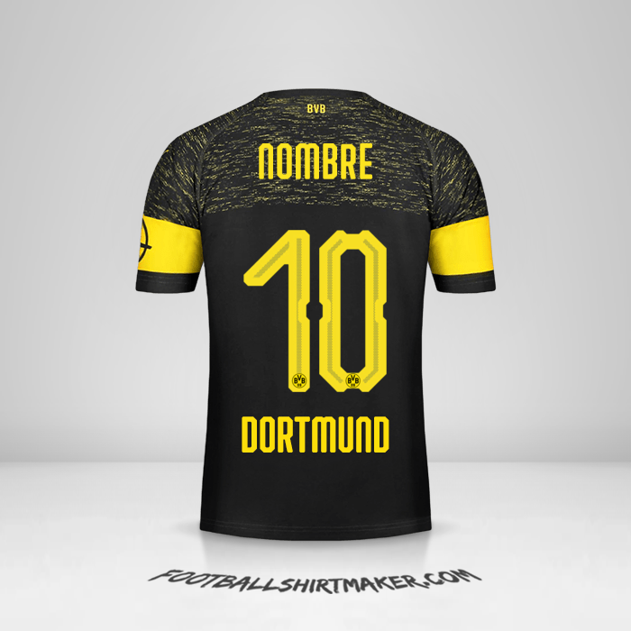 Camiseta Borussia Dortmund 2018/19 Visita -  nombre - 10