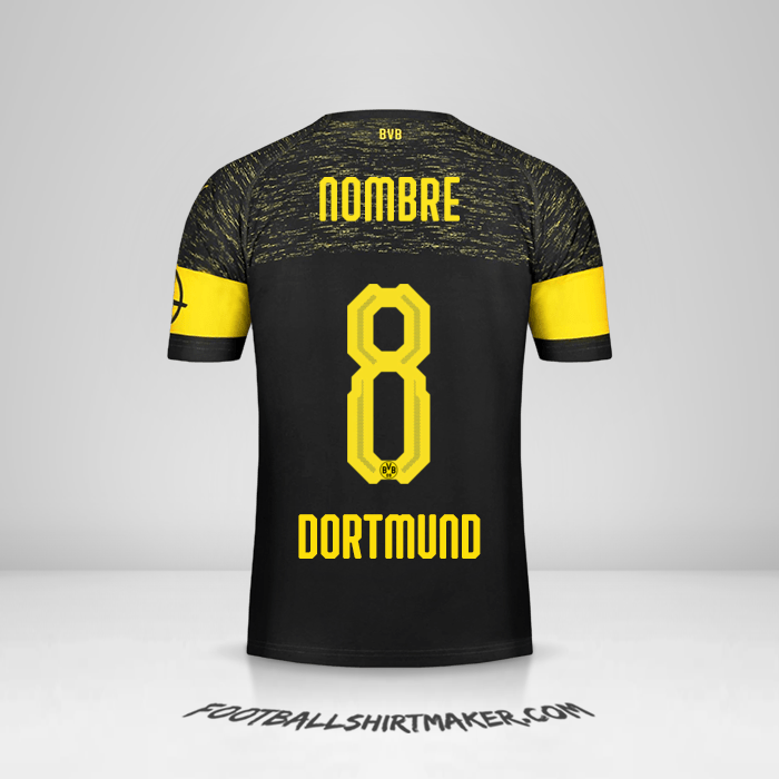 Jersey Borussia Dortmund 2018/19 Visita -  nombre - 8