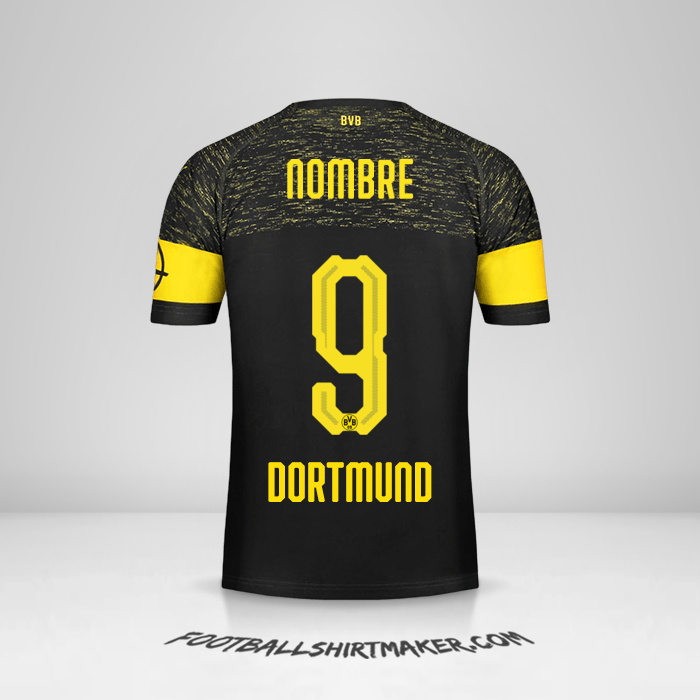 Camiseta Borussia Dortmund 2018/19 Visita -  nombre - 9