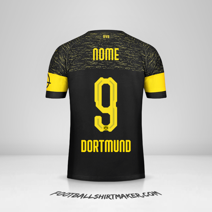 Maglia Borussia Dortmund 2018/19 Seconda -  nome - 9
