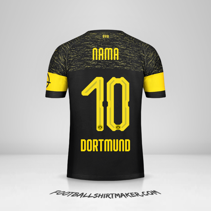 Jersey Borussia Dortmund 2018/19 Alternatif -  nama - 10