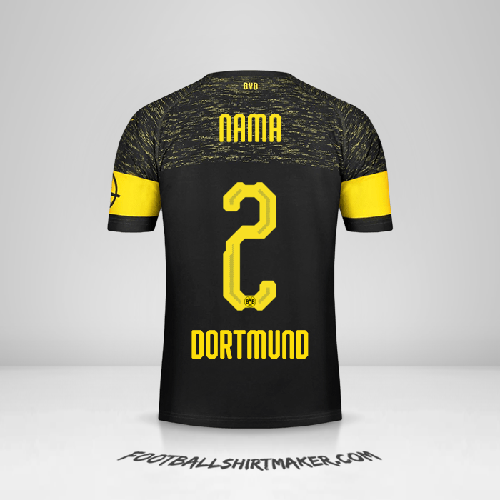 Jersey Borussia Dortmund 2018/19 Alternatif -  nama - 2