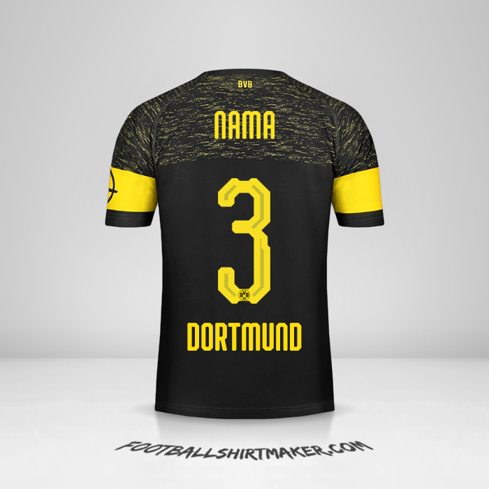 Jersey Borussia Dortmund 2018/19 Alternatif -  nama - 3