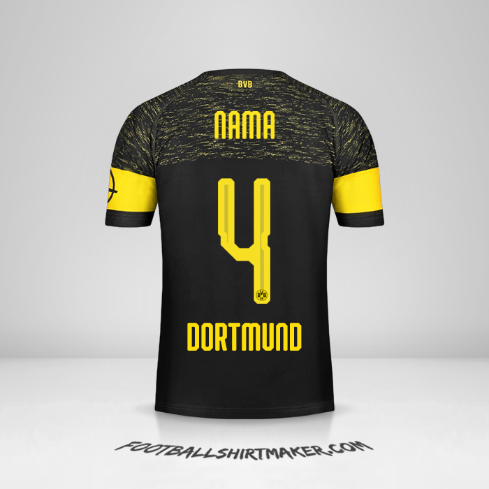 Jersey Borussia Dortmund 2018/19 Alternatif -  nama - 4