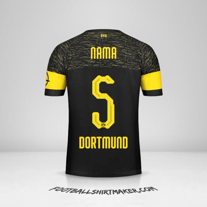 Jersey Borussia Dortmund 2018/19 Alternatif -  nama - 5