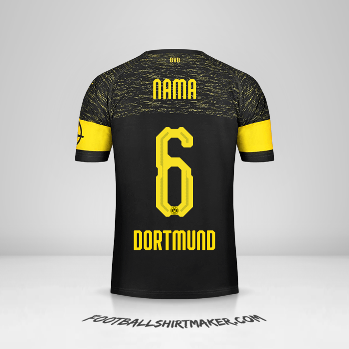 Jersey Borussia Dortmund 2018/19 Alternatif -  nama - 6