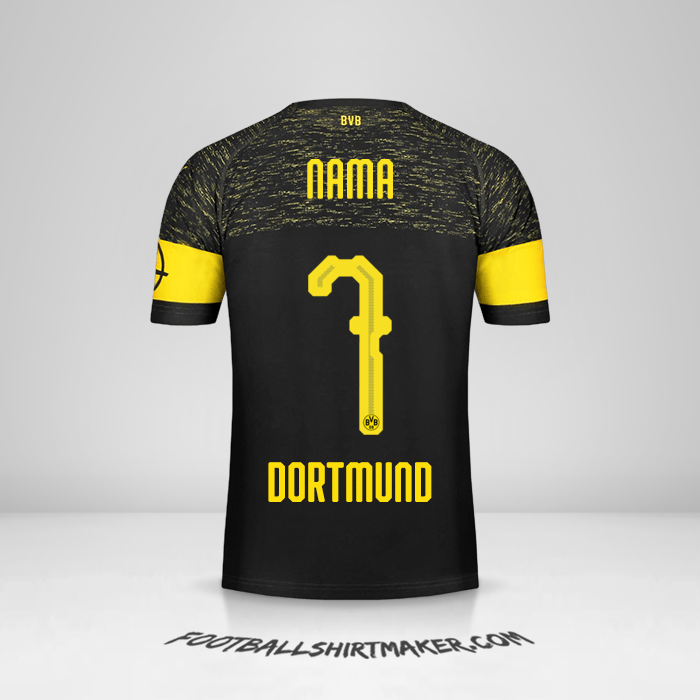 Jersey Borussia Dortmund 2018/19 Alternatif -  nama - 7