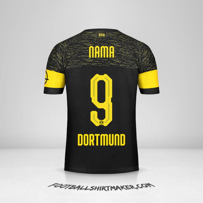 Jersey Borussia Dortmund 2018/19 Alternatif -  nama - 9