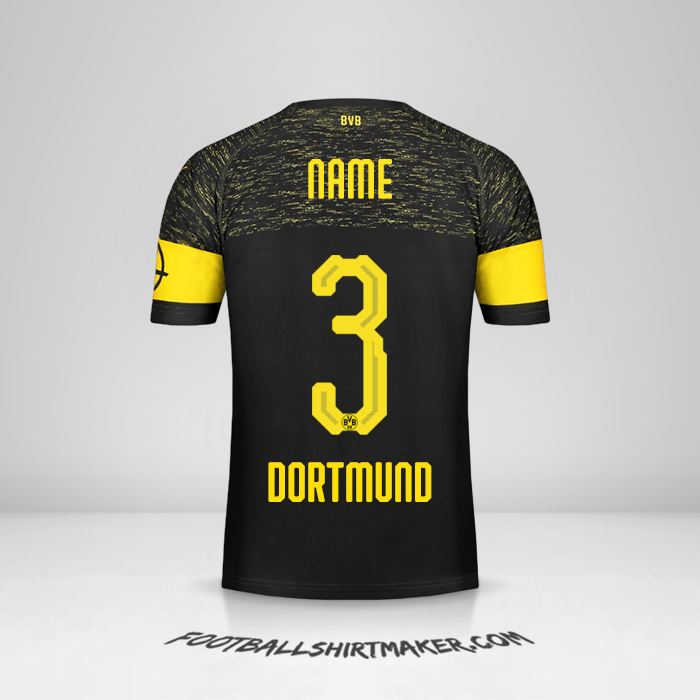 Shirt Borussia Dortmund 2018/19 Away -  name - 3