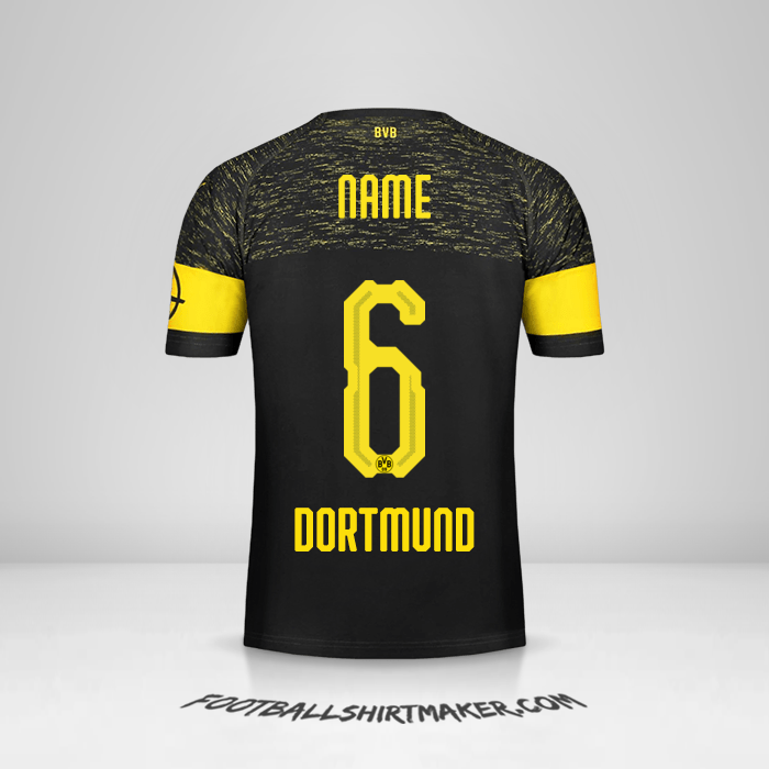Jersey Borussia Dortmund 2018/19 Away -  name - 6